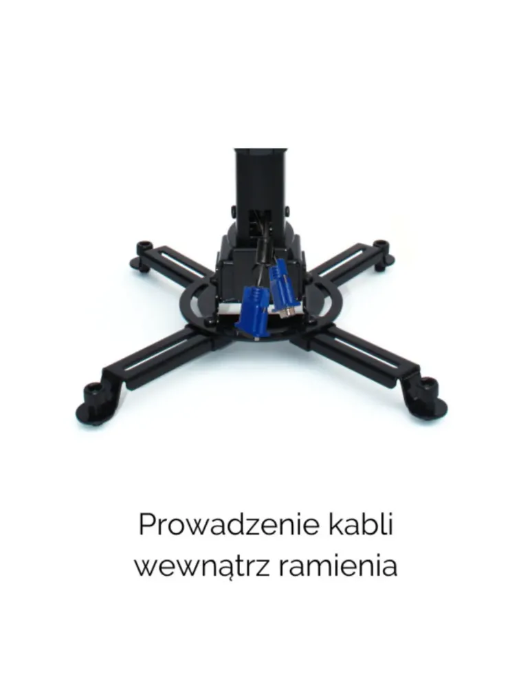 SUPREMA SCREEN Suprema Spider Small 4060 Silver — Uchwyt sufitowy do projektorów z regulacją skosu