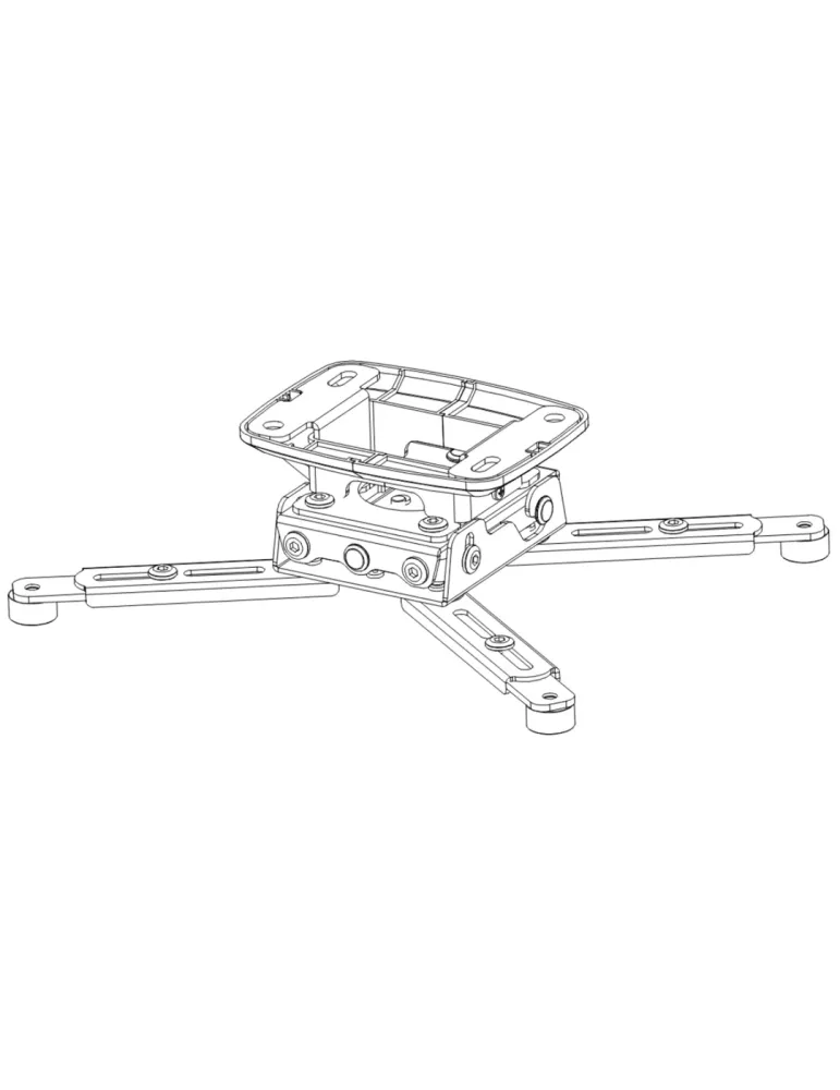 SUPREMA SCREEN Suprema Screen Spider Elegant 8 — Uchwyt sufitowy do projektora, biały