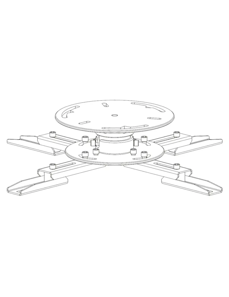SUPREMA SCREEN Suprema Screen Spider Maxi 8 — Uchwyt sufitowy do projektora, biały