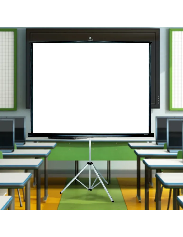 SUPREMA SCREEN Suprema Screen Leo Air 234x176 cm — Przenośny ekran projekcyjny 4:3 z czarną ramką