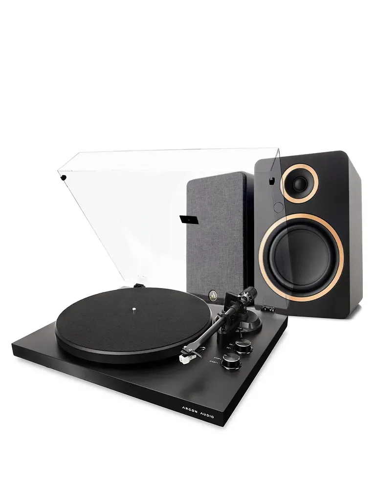 ARGON AUDIO Zestaw Argon Audio TT MK2 + Fenris A5 — Gramofon Bluetooth i kolumny 4x50W