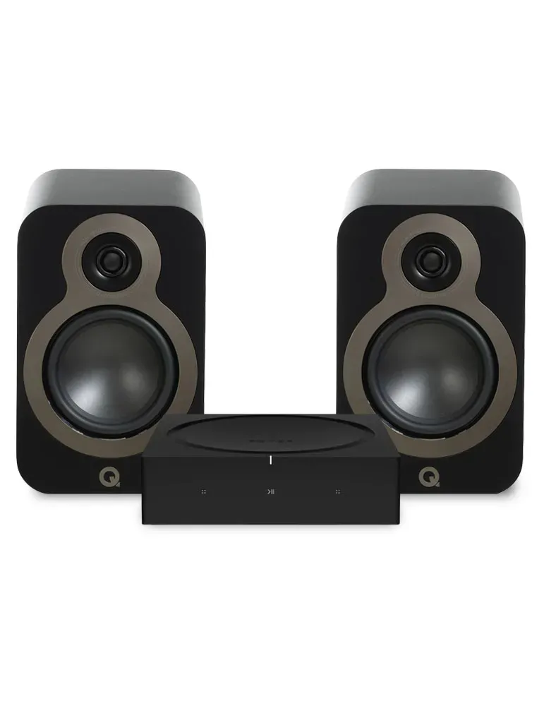 SONOS Zestaw stereo Sonos Amp + Q Acoustics 3020c — Wi-Fi, AirPlay 2, HDMI ARC