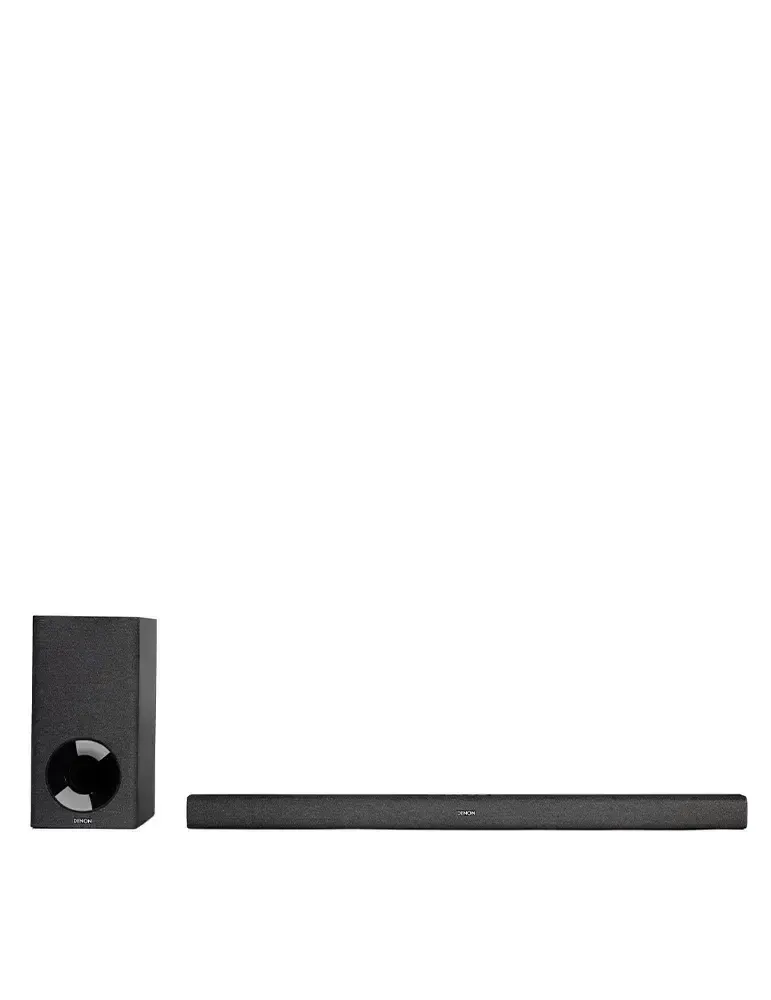 DENON SYSTEM WIRTUALNEGO KINA Z BEZPRZEWODOWYM SUBWOOFEREM - DHT-S416 CZARNY - OUTLET - GLO