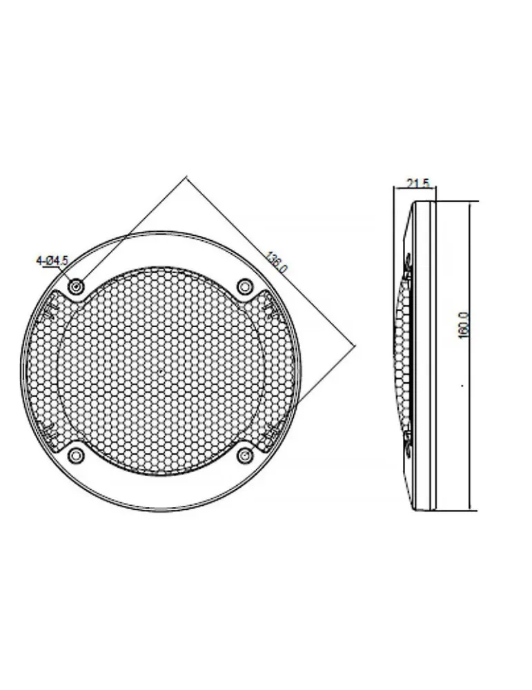 BLAUPUNKT Blaupunkt ICx 542 — Głośniki samochodowe 13 cm 210W 2-drożne z maskownicami