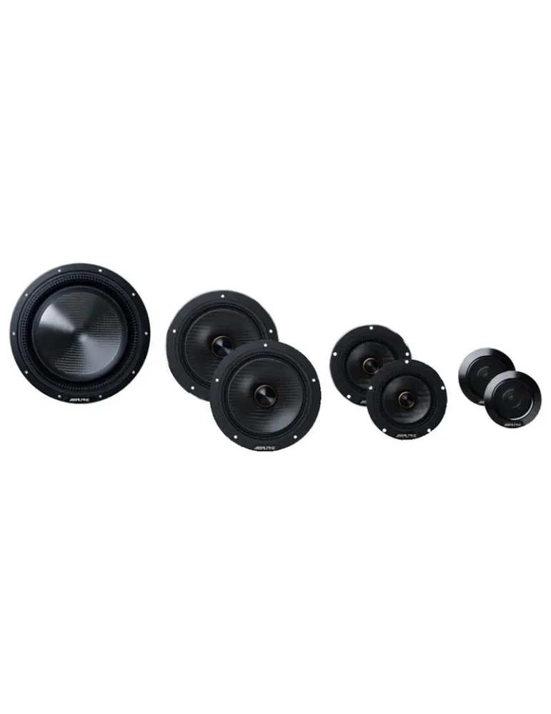 ALPINE 4-drożny system głośników AlpineF 1Status Speaker Set