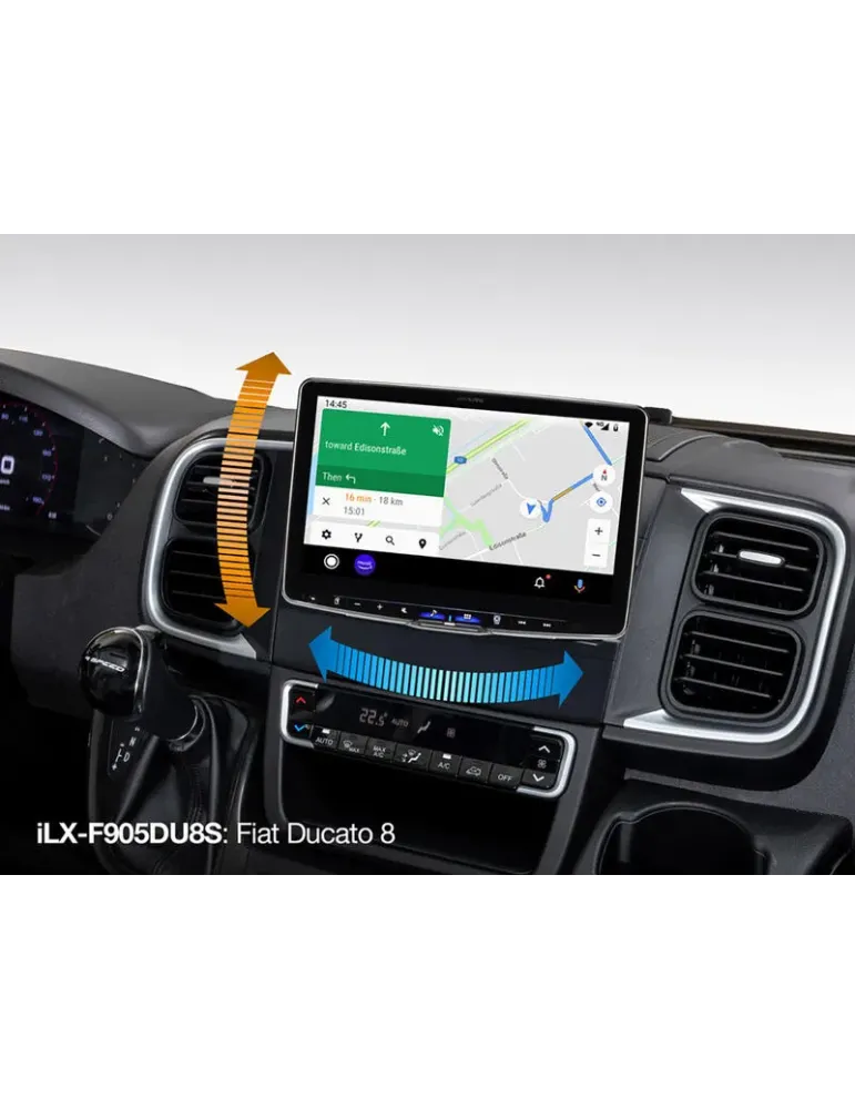 ALPINE Alpine iLX-F905DU8S — stacja multimedialna DAB do Fiat Ducato 8