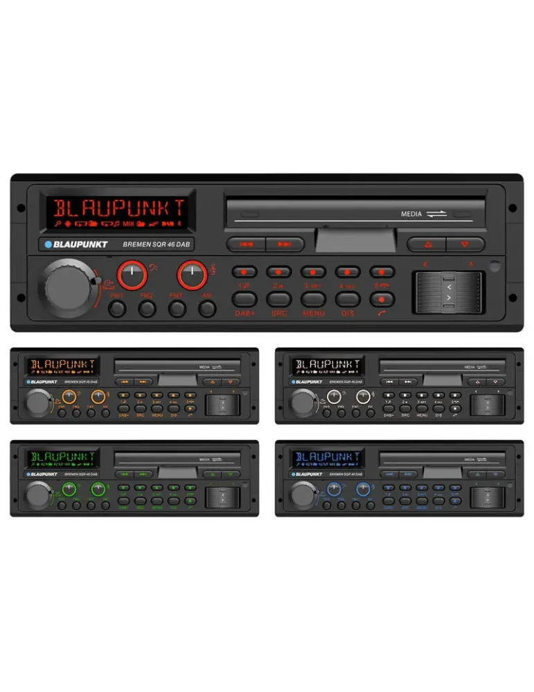 BLAUPUNKT Blaupunkt Bremen SQR 46 DAB — Radio samochodowe 1DIN z DAB+ i FM RDS