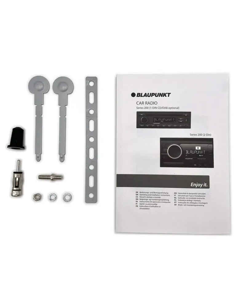 BLAUPUNKT Blaupunkt Milano 200 BT — Radio samochodowe 1-DIN CD/MP3 USB AUX z Bluetooth i RDS