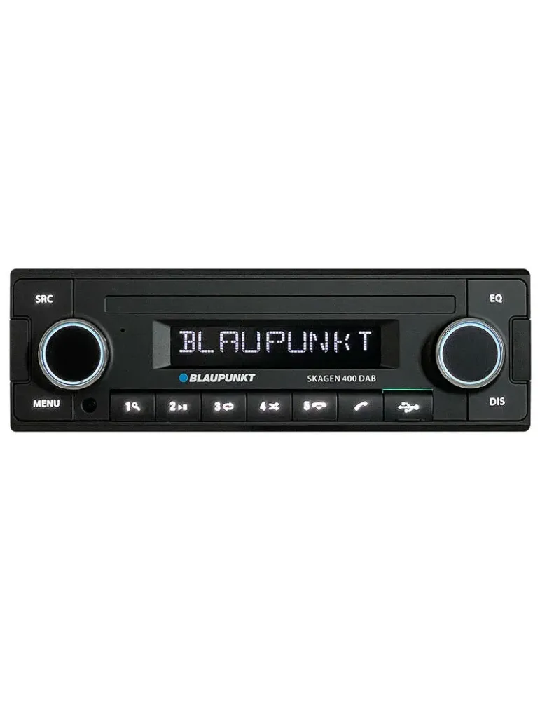 BLAUPUNKT Blaupunkt Skagen 400 DAB — radio samochodowe 1 DIN DAB+ Bluetooth USB MP3 FLAC sterowanie z kierownicy