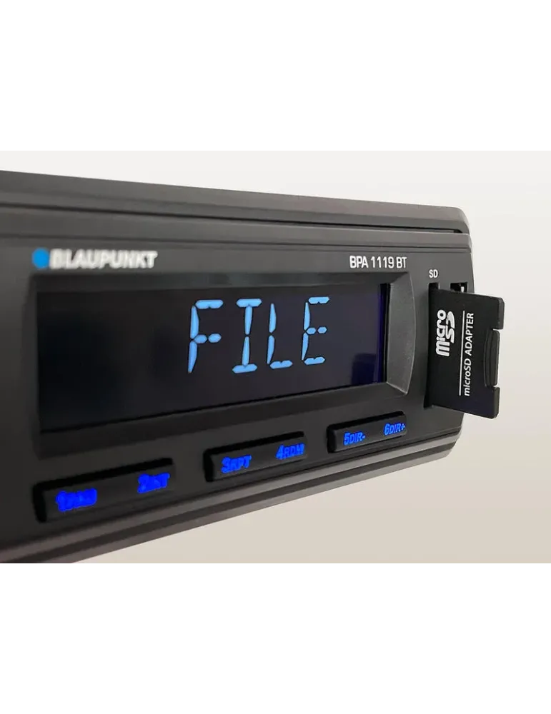 BLAUPUNKT Blaupunkt BPA 1119 BT — Radio samochodowe 1DIN z Bluetooth, USB/SD/AUX i FM RDS