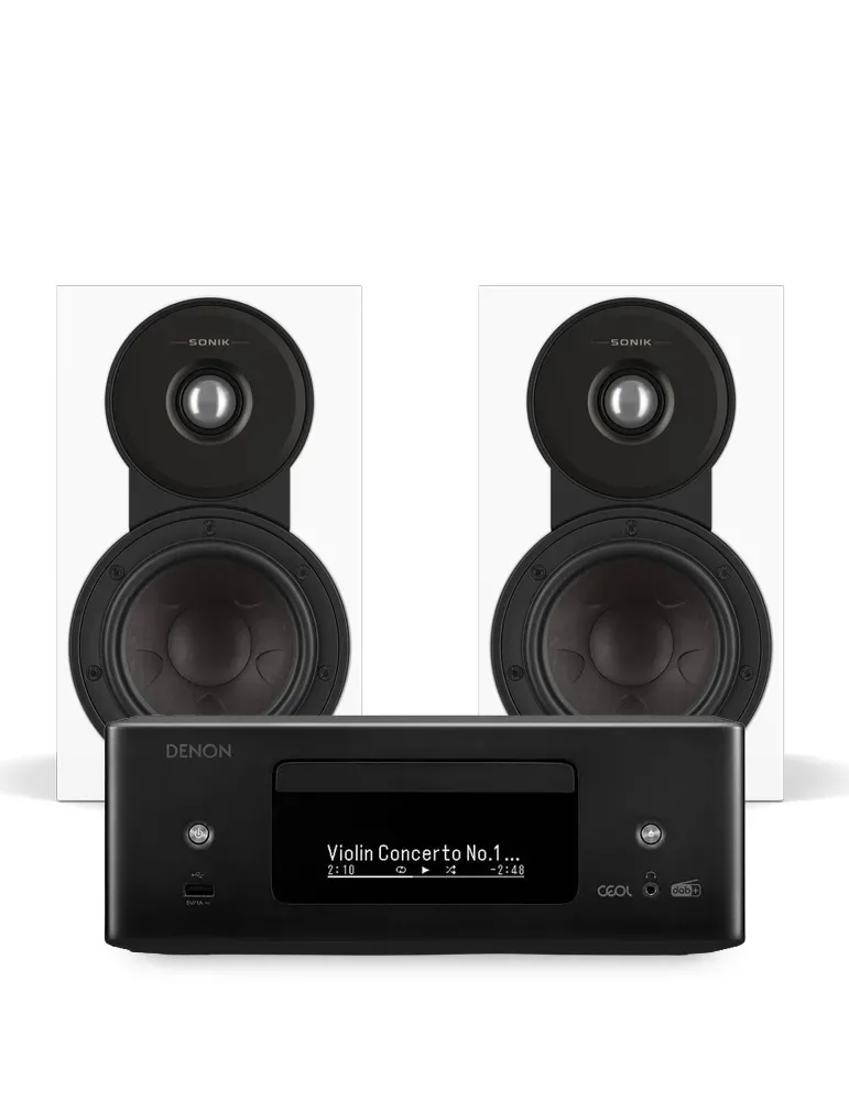 DENON Zestaw Denon RCD-N12 + Dali Sonik 1 — stereo z HDMI ARC