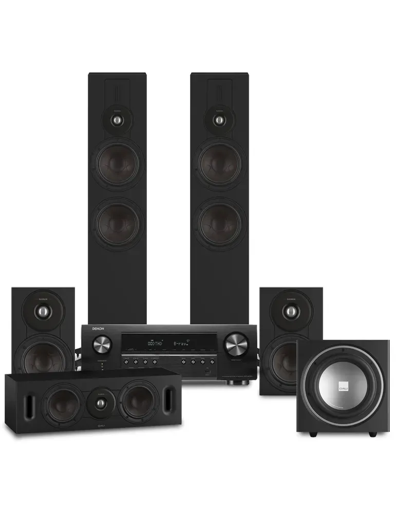 DENON Zestaw Denon AVR-S670H DALI Sonik 7/1/Cinema + sub E9 — 7.1