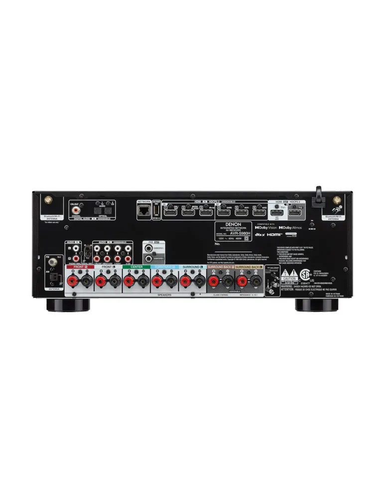 DENON Denon AVR-S980H — amplituner AV 7.2 Dolby Atmos 8K HDMI HEOS