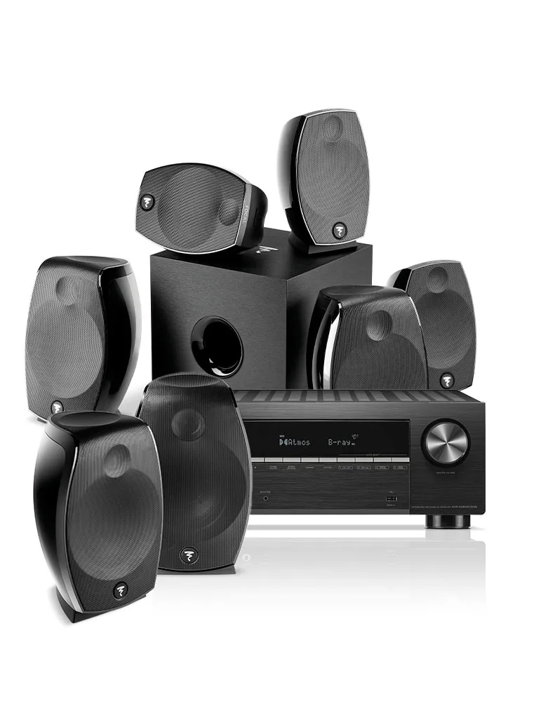 DENON Zestaw kina domowego: Denon AVR-X2900H DAB + Focal SIB EVO 5.1.2
