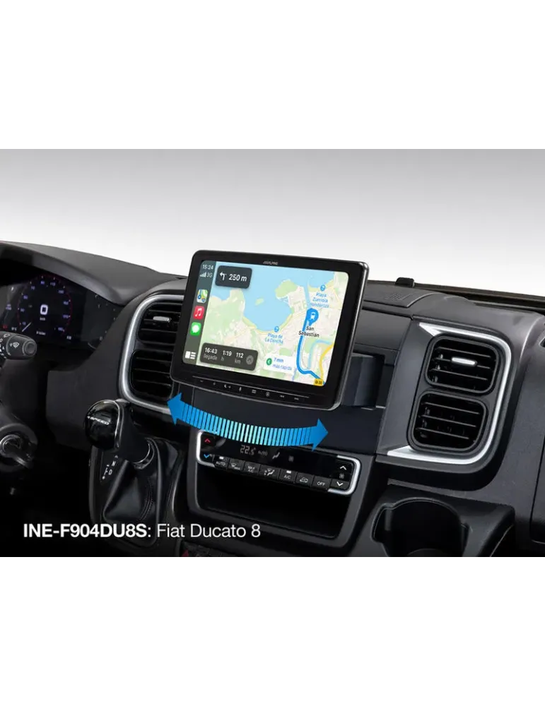 ALPINE Zestaw Alpine INE-F904DC KIT-HALO-DU8S — nawigacja Fiat Ducato 8
