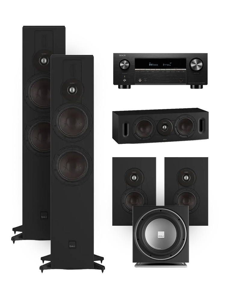 DENON Zestaw Kina Domowego: Denon AVC-X3900H + Dali Sonik 7/On-Wall/Cinema + Sub E-12F