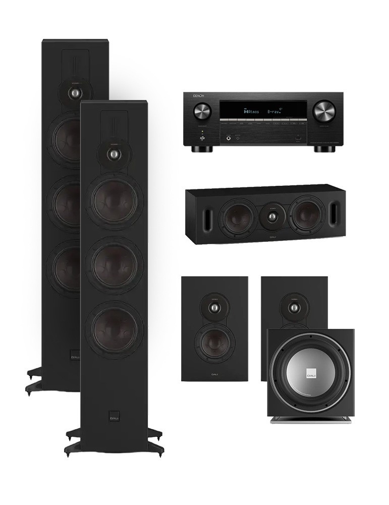 DENON Zestaw Kina Domowego: Denon AVC-X3900H + Dali Sonik 9/On-Wall/Cinema + Sub E-12F