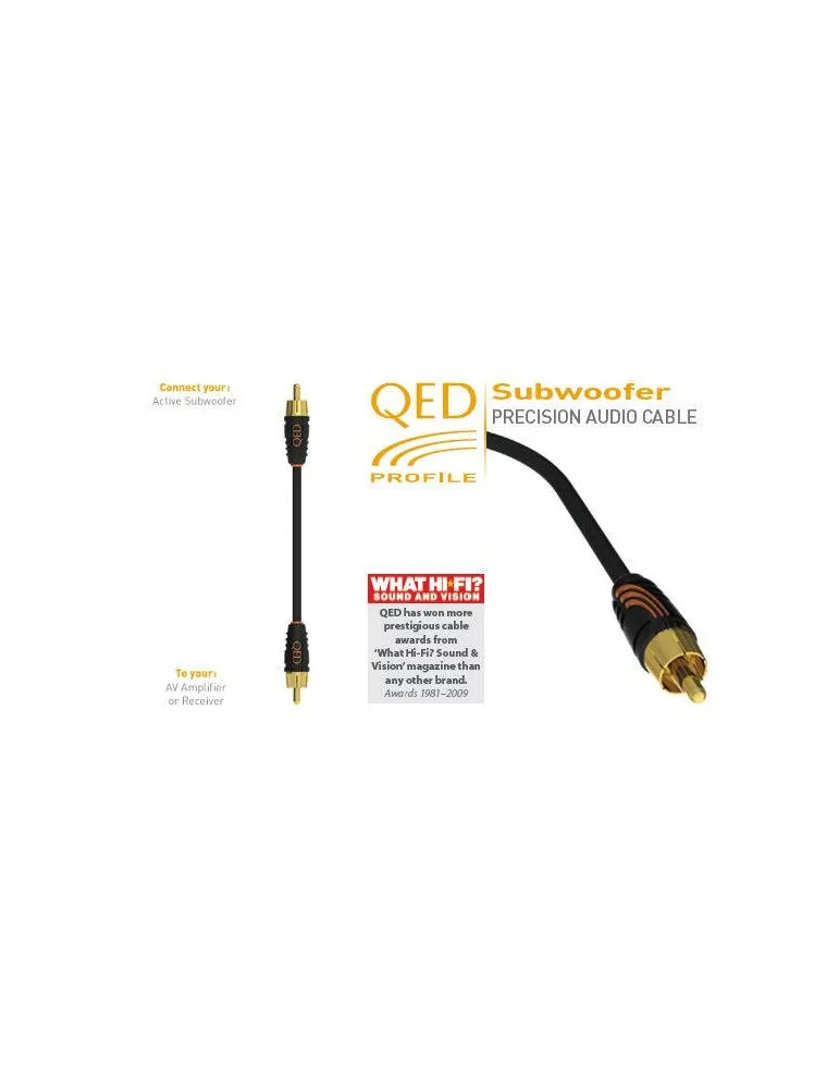 QED QED Profile — Profesjonalny przewód subwooferowy RCA premium