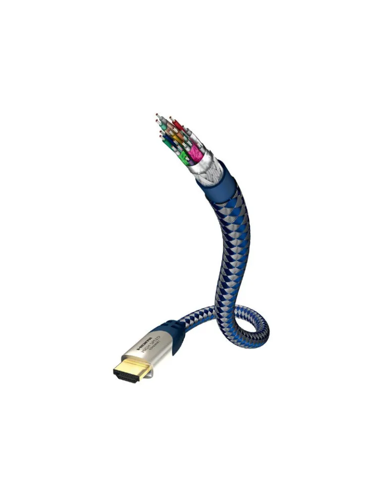 IN-AKUSTIK In-akustik HDMI Premium Blue — Kabel HDMI 4K z Ethernet i ARC