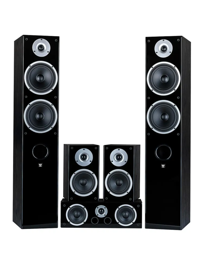 WILSON Zestaw kina domowego Wilson Raptor 7/1/Vocal — Profesjonalne kolumny 5.0 z Bass Reflex