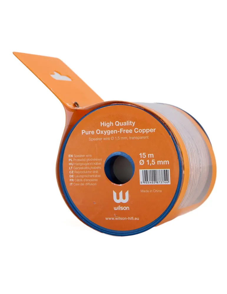 WILSON Wilson SPK Cable 1.5mm — Profesjonalny przewód głośnikowy 15m OFC