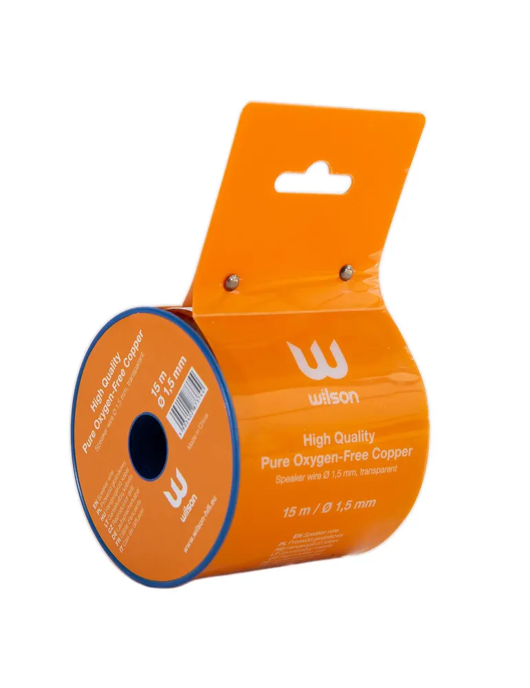 WILSON Wilson SPK Cable 1.5mm — Profesjonalny przewód głośnikowy 15m OFC