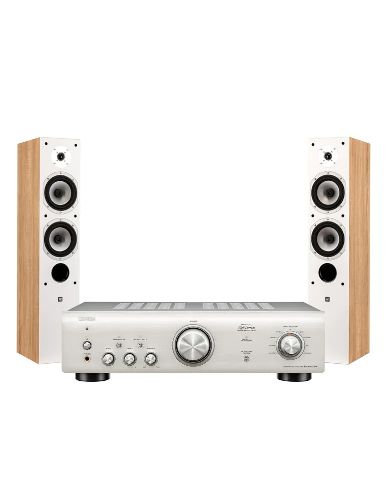 DENON Zestaw stereo Denon PMA-600NE + Wilson Six — Bluetooth, USB, phono