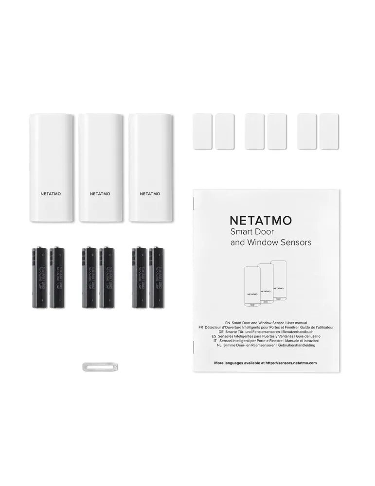 NETATMO Netatmo Sensors — Bezprzewodowy czujnik dźwięku do smart home IoT