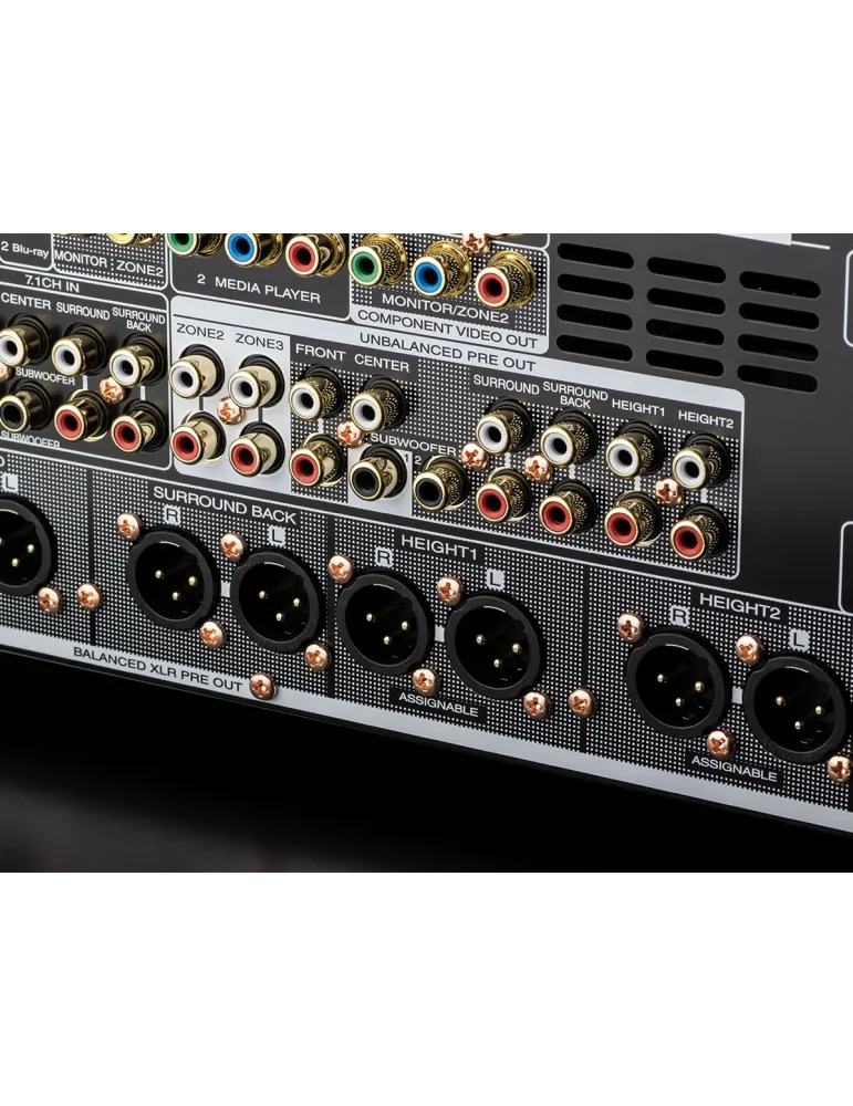 MARANTZ Marantz AV7706 — Przedwzmacniacz 8K z wyjściami XLR/RCA i modułami HDAM