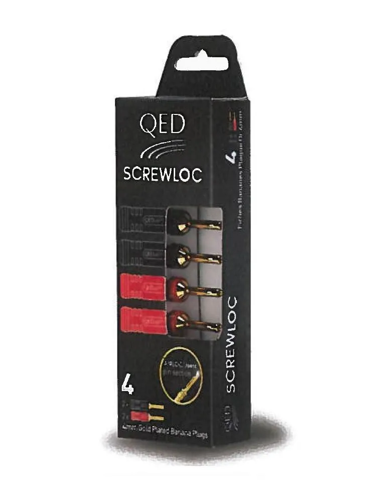 QED QED QE1880 — Premium złącza głośnikowe 4mm dla profesjonalistów