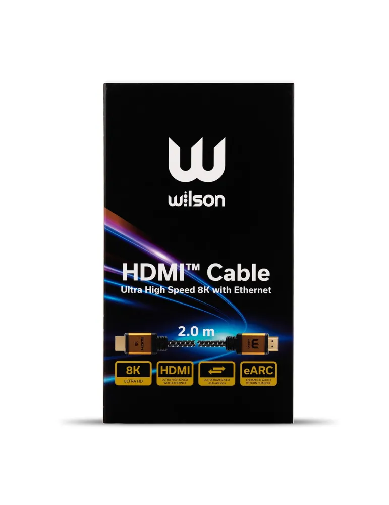 WILSON Wilson Przewód HDMI 2.0m — Wysokiej Jakości Kabel Audio i Wideo