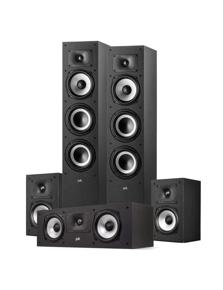 POLK AUDIO Zestaw Polk Audio XT60/XT15/XT30C — Głośniki z wyraźnym basem i wysokimi tonami