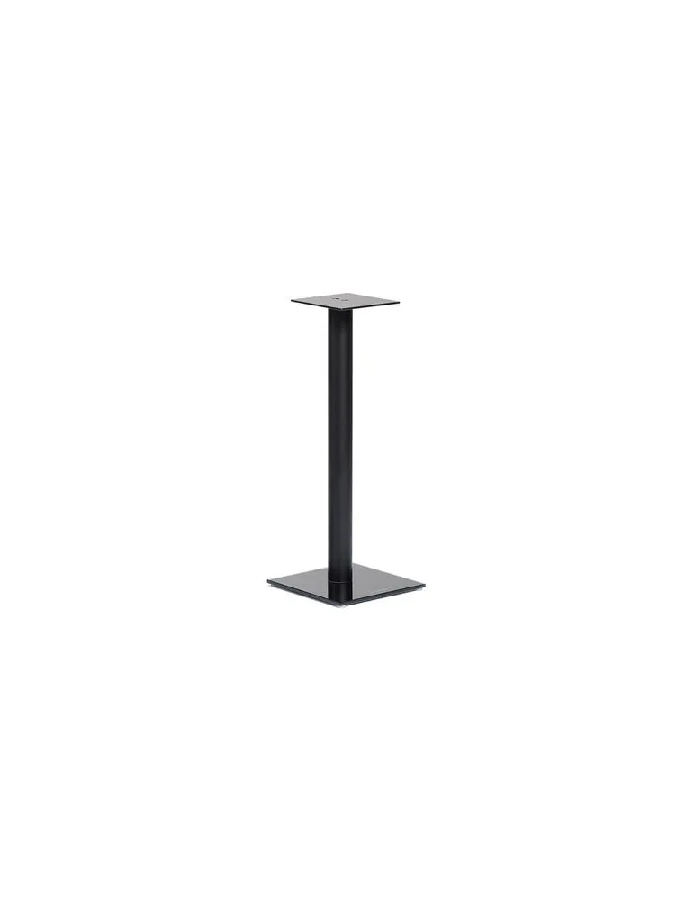 NORSTONE Norstone Epur — Podstawy głośnikowe 60 cm, stal i szkło, minimalistyczny design