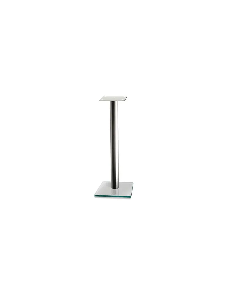 NORSTONE Norstone Epur — Podstawy głośnikowe 60 cm, stal i szkło, minimalistyczny design