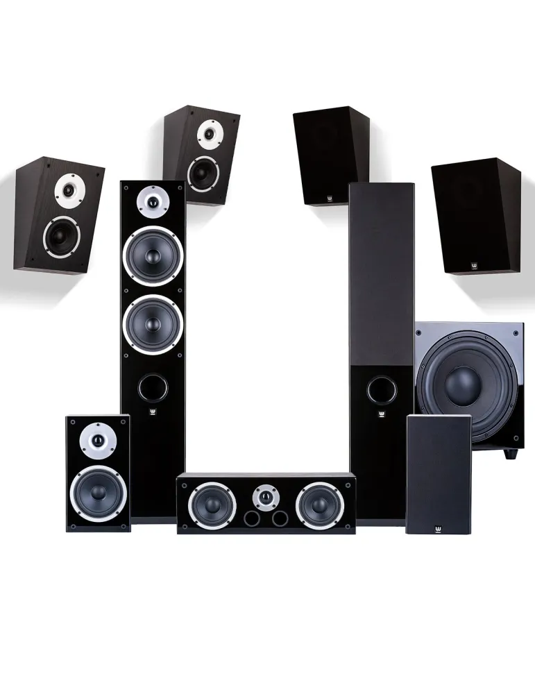 WILSON Zestaw kina domowego Wilson Raptor 7/1/X/Vocal + SUB-10 — Dolby Atmos 5.1.4