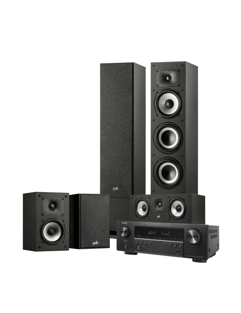 DENON Zestaw kina domowego Denon AVR-S660H + XT60/XT30C/XT15 — Bluetooth, Dolby Atmos