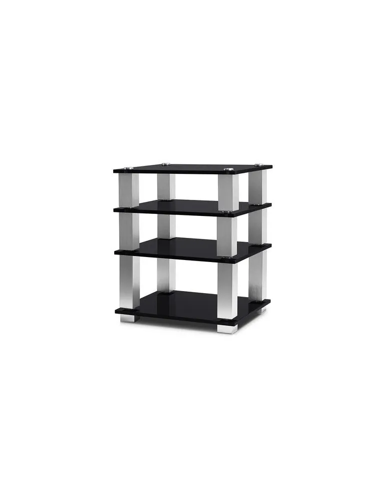 NORSTONE Norstone Square Hi-Fi 690 mm — Stolik audio stalowy, kompaktowy design