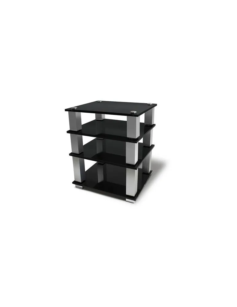 NORSTONE Norstone Square Hi-Fi 690 mm — Stolik audio stalowy, kompaktowy design