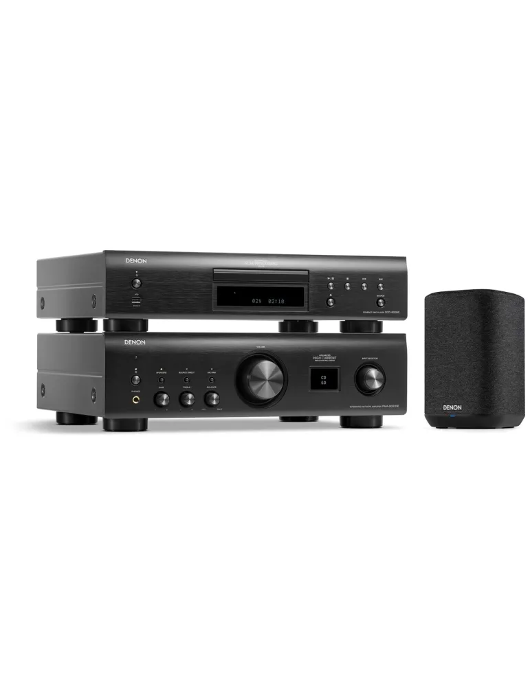 DENON Zestaw stereo Denon PMA-900HNE/DCD-900NE/HOME 150 — Bluetooth, USB, Wi-Fi