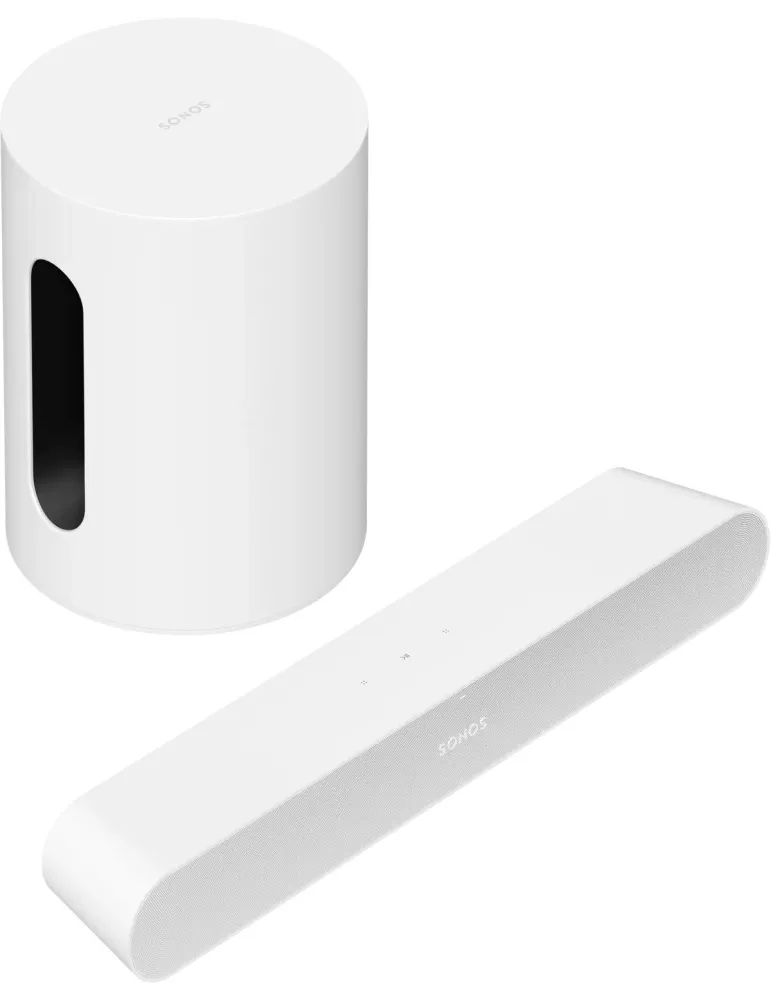 SONOS Zestaw Sonos Ray + Sub Mini — Profesjonalny soundbar z głębokim basem