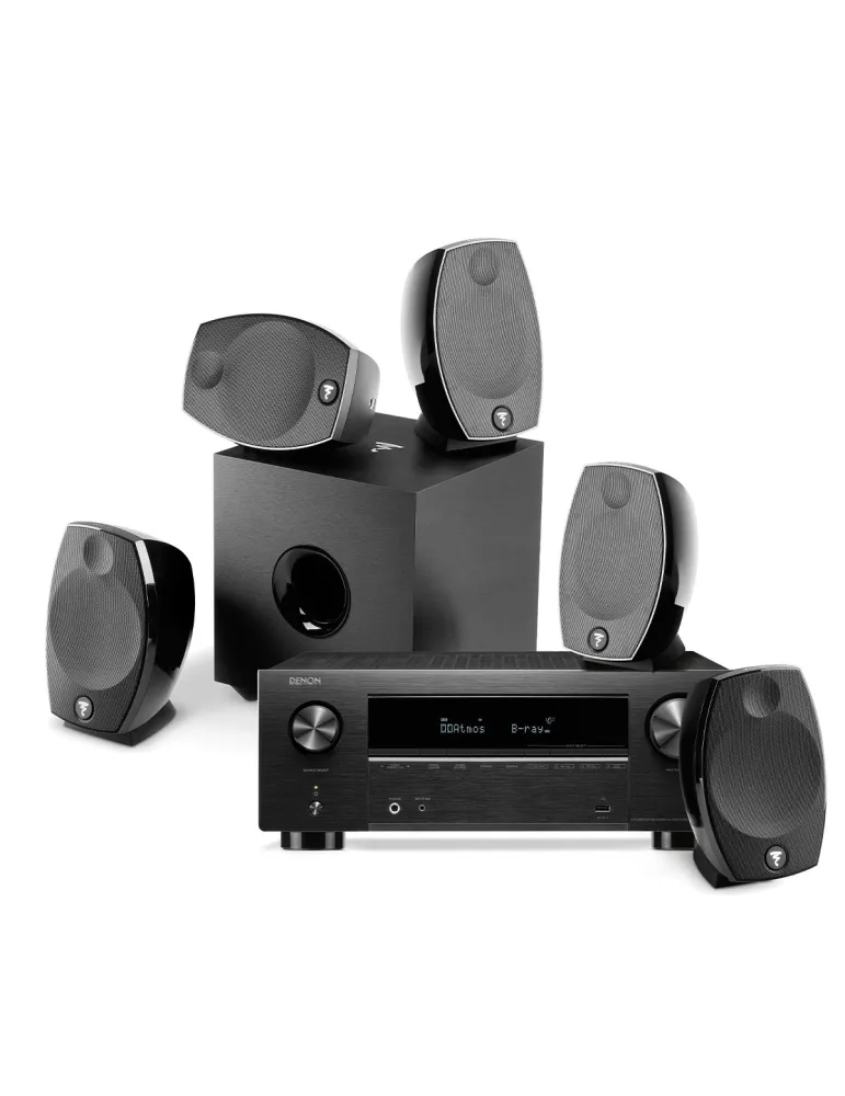 DENON Denon AVR-X2800H + Focal Sib Evo — Kino domowe 5.1 z Dolby Atmos
