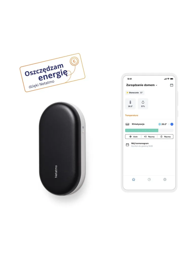 NETATMO Netatmo Smart AC Controller — Inteligentny sterownik klimatyzacji z Siri