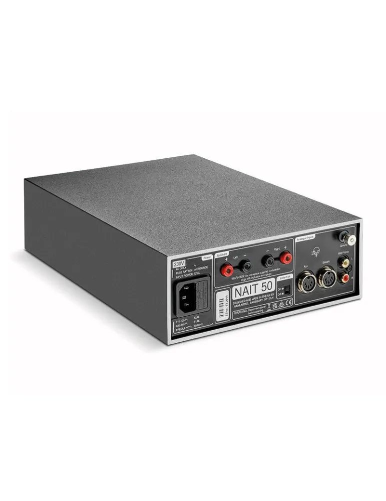 NAIM Naim Nait 50 — Wzmacniacz zintegrowany dla audiofila z wejściem gramofonowym