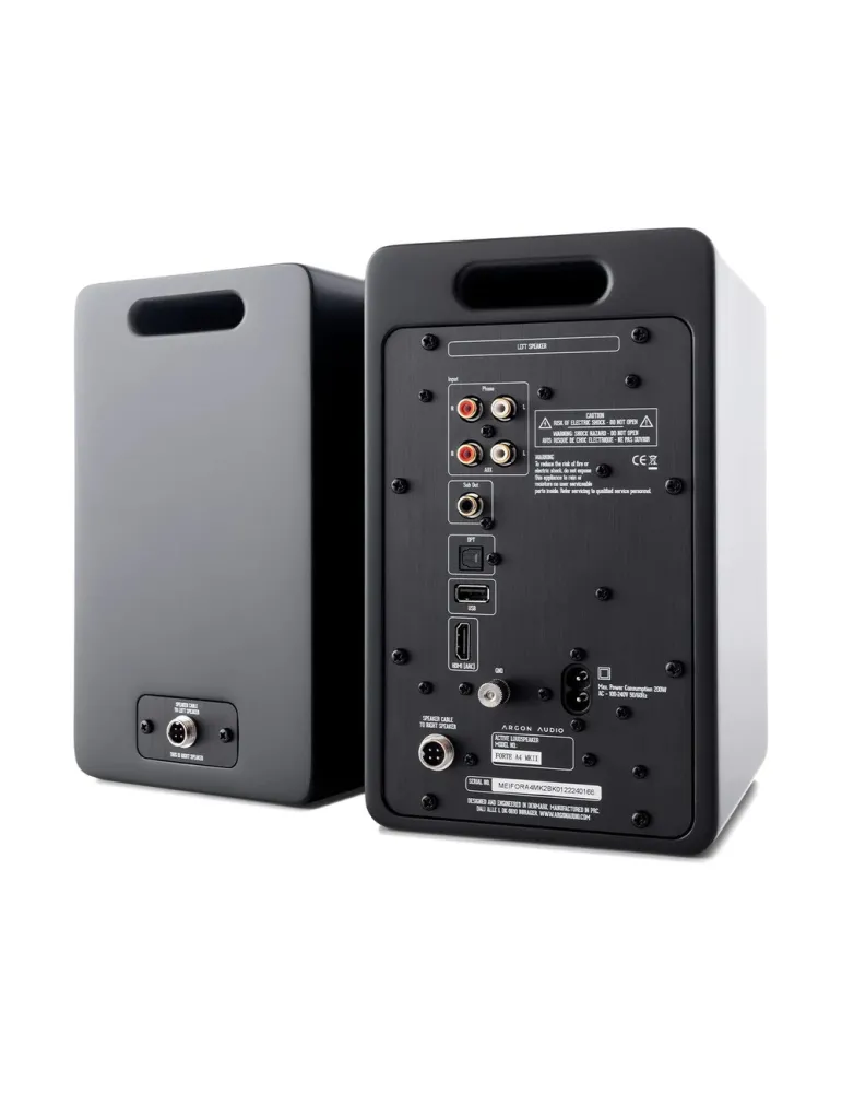 ARGON AUDIO Argon Audio Forte A4 MK2 — Kolumny aktywne z Bluetooth i HDMI ARC