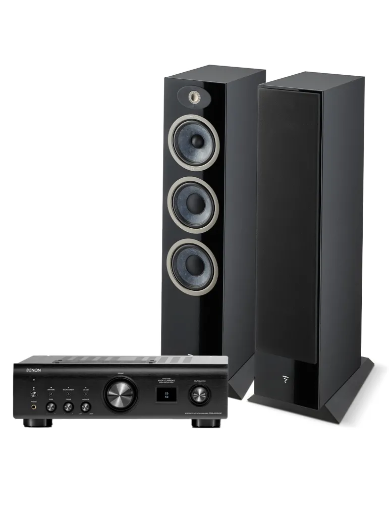 DENON Zestaw stereo Denon PMA-900HNE + Focal THEVA N°3 — Bluetooth, Wi-Fi, USB