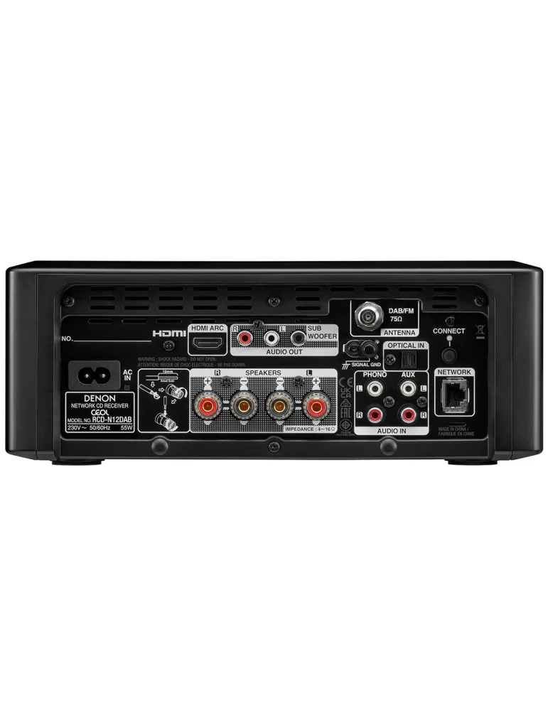 DENON Denon RCD-N12 DAB — Amplituner stereo z CD, Bluetooth i Wi-Fi