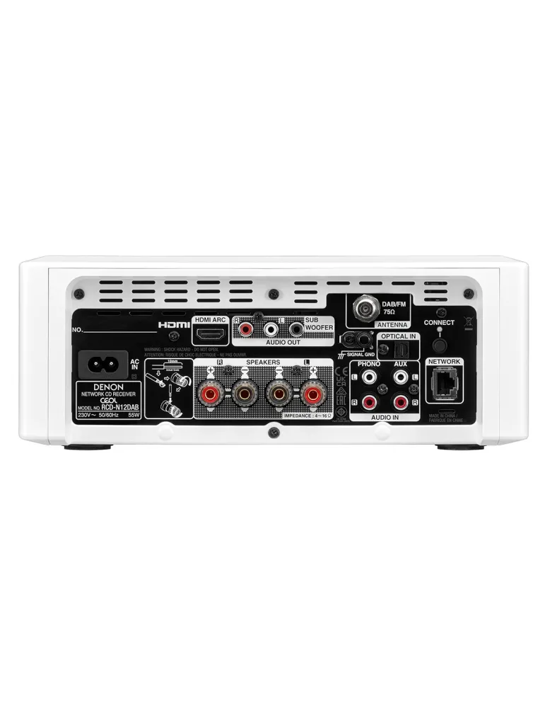 DENON Denon RCD-N12 DAB — Amplituner stereo z CD, Bluetooth i Wi-Fi