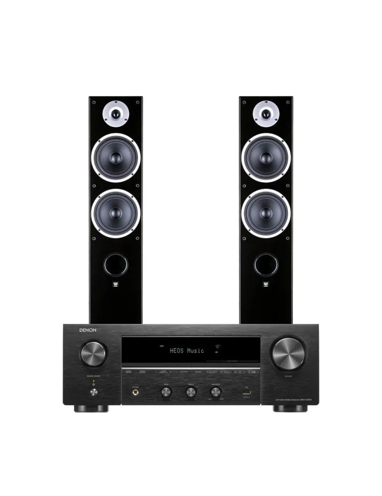 DENON Denon DRA-900H + Wilson Raptor 7 — Zestaw stereo Hi-Fi z Bluetooth i Wi-Fi