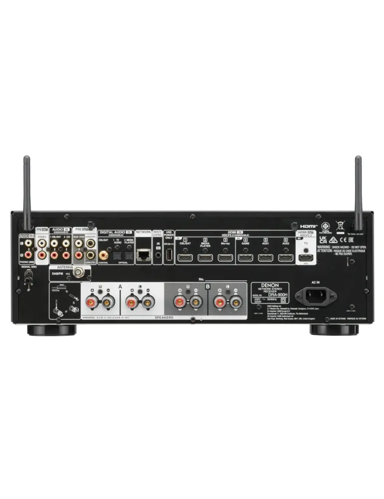 DENON Denon DRA-900H + Wilson RAPTOR 5 — Zestaw stereo Hi-Fi z Bluetooth i Wi-Fi