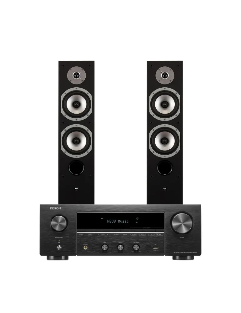 DENON Denon DRA-900H + Wilson SIX — Zestaw stereo Hi-Fi z 8K, HEOS, Bluetooth